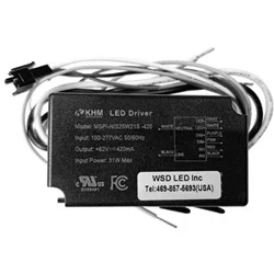 25W LED Power Supply, Dimmable, 420mA Output