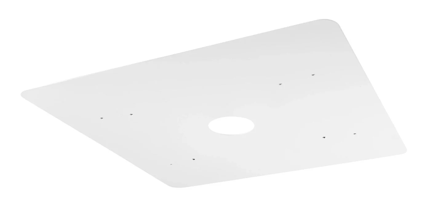 Keystone Technologies 26" Square Beauty Plate | White