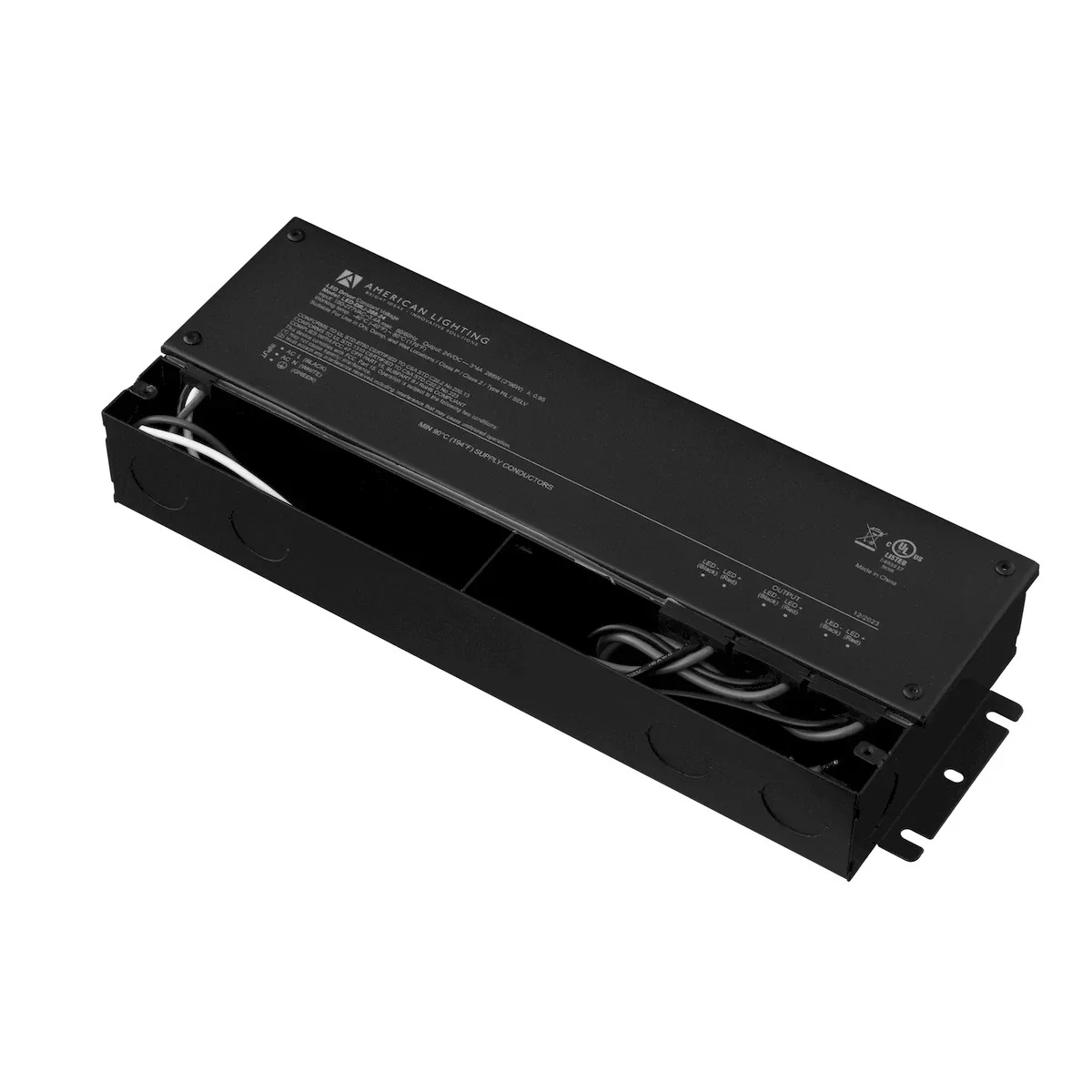 288W Constant Voltage Driver, 24V DC, Non-Dimmable Option, Short Circuit Protection, Slim Aluminum Housing - view 2