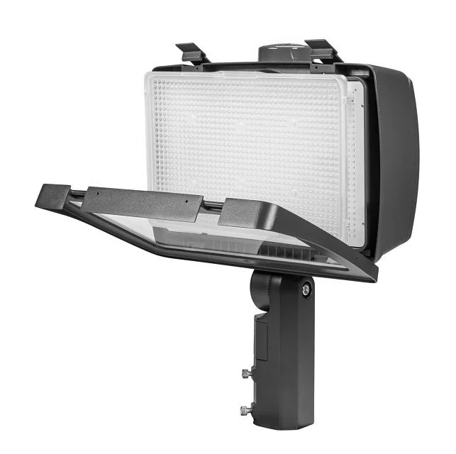 290 / 210W LED High Power Flood Light feat. Power Select, Color Select. Rectangular Series 4 with 3-...