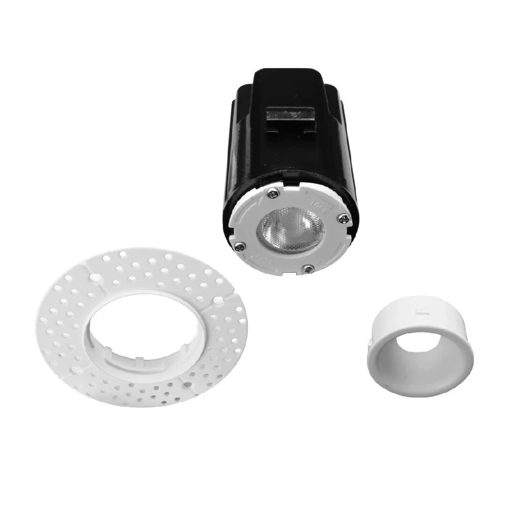 2" Recessed LED, 7W, 5CCT, Trimless, Black - view 2