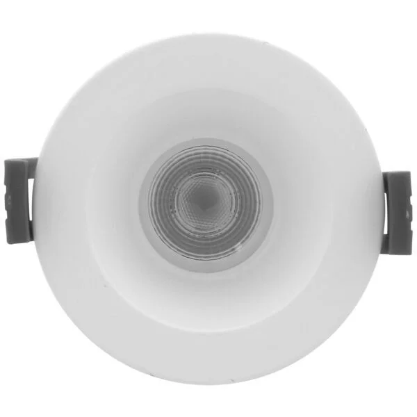 2" Regressed Downlight, 15W, 90CRI, 27K-50K CCT Selectable, Round White Trim - view 2