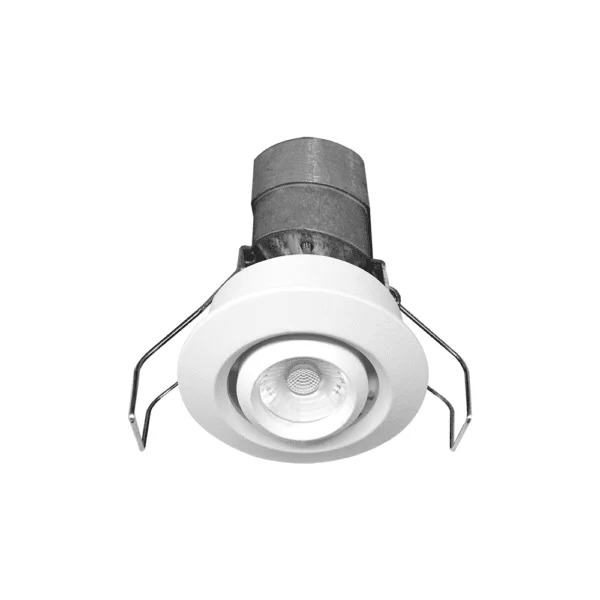 2" Round Gimbal Mini Recessed LED, 3000K, 24V, 6W