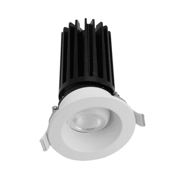 2" Round Gimbal Recessed LED, 5CCT, White