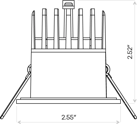 Goodlite 2" Round Regress Slim - view 3