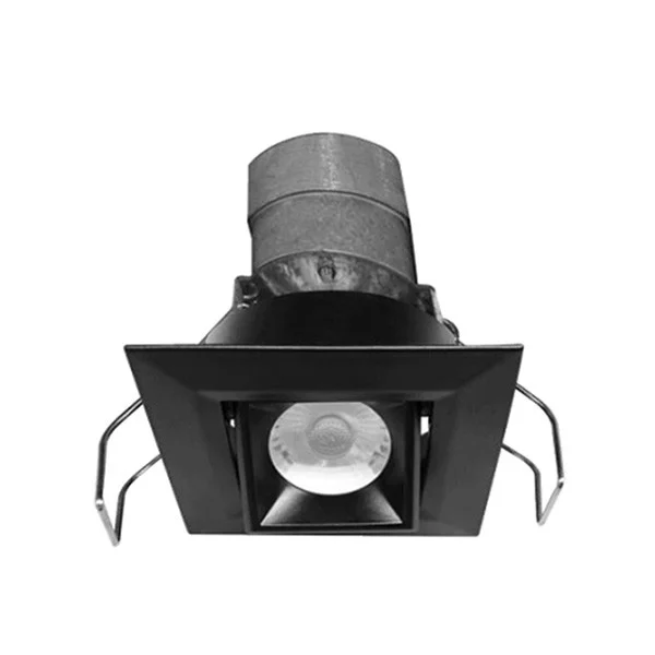 2" Square Gimbal Mini Recessed LED, 3000K, 24V AC/DC, 6W, 10° Tilt Angle - view 2