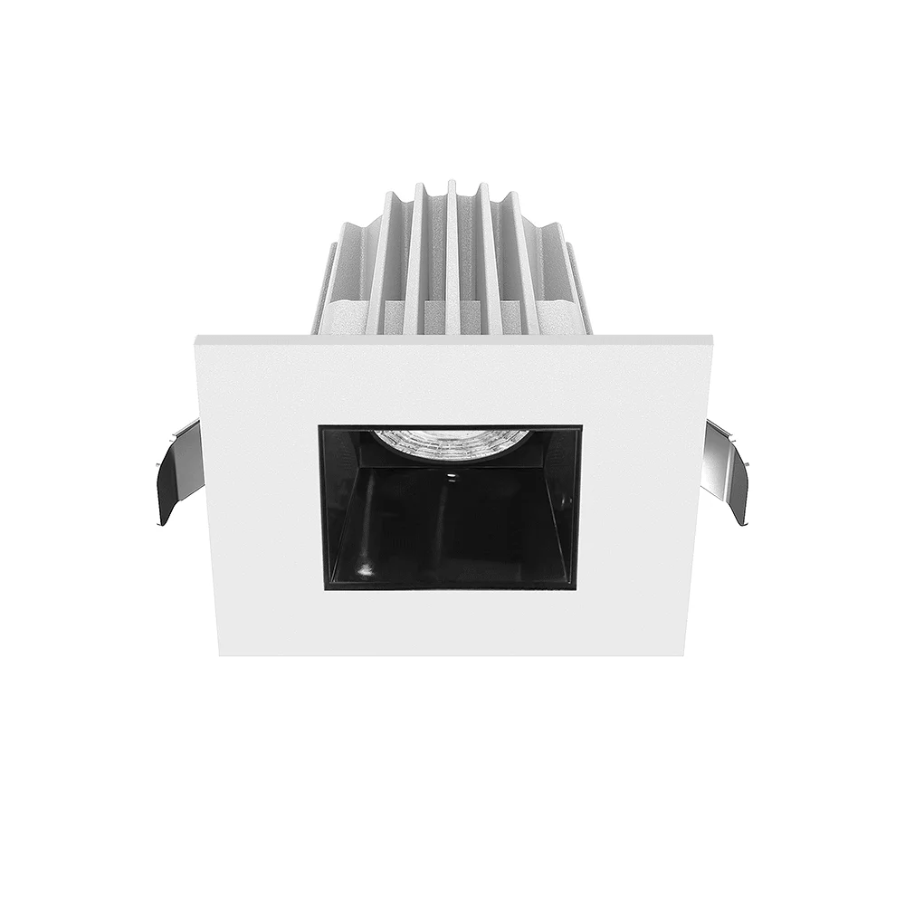 2" Square Recessed Economy LED, 9W, 5CCT, Smooth Reflector - view 4