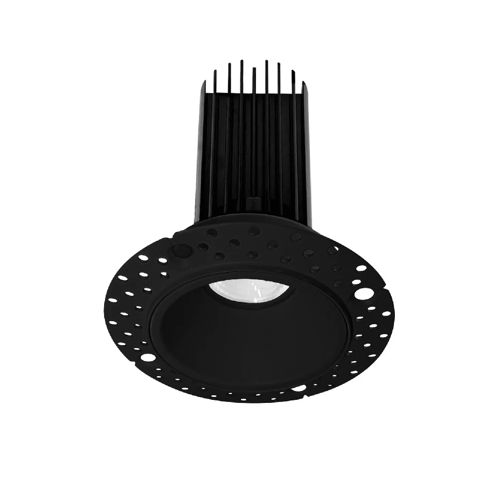 2" Trimless Round Recessed LED, 15W, 5CCT, Triac Dimmable