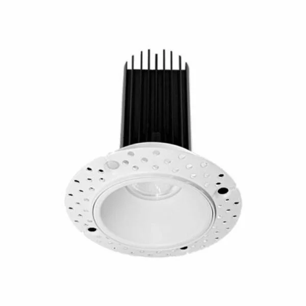 2" Trimless Round Recessed LED, 15W, Dim to Warm, 3000K-1800K