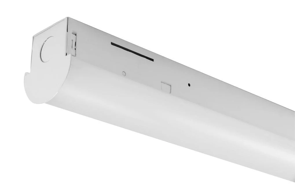 2ft Microstrip Fixture feat. Power Select & Color Select, 25 / 20 / 15W, 120-277V Input, 3500 / 4000 / 5000K, Frosted Le