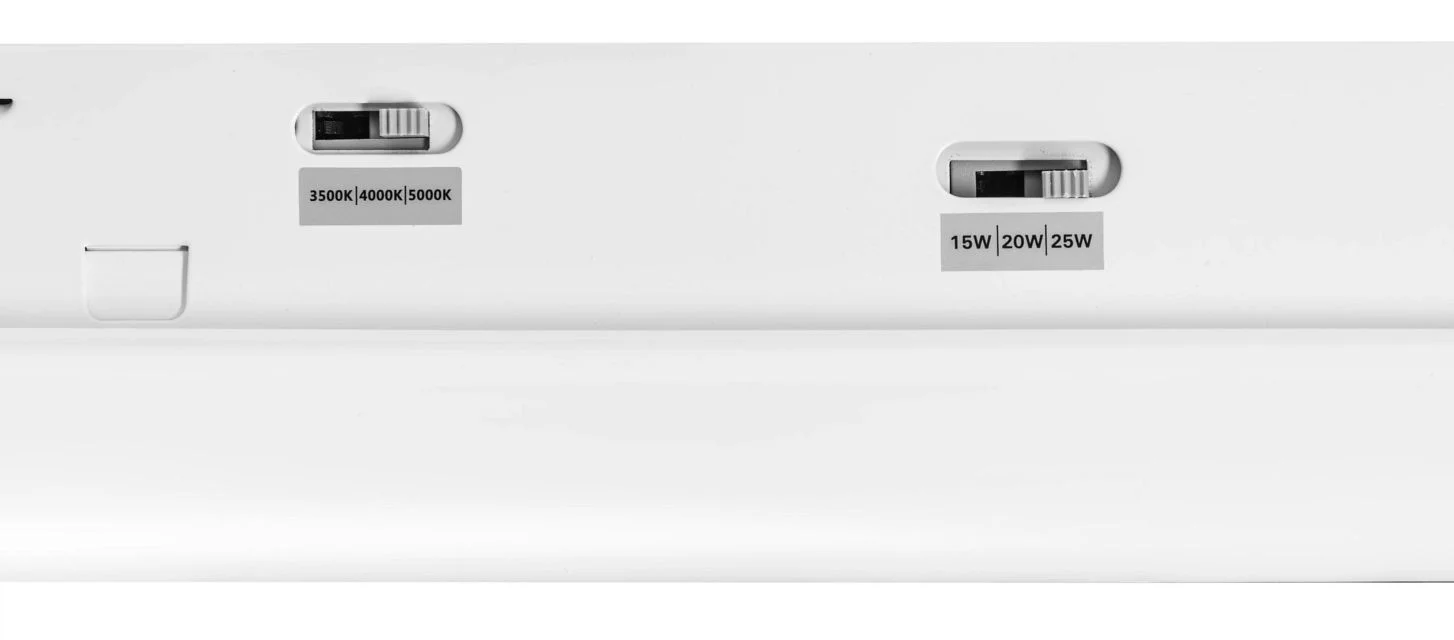 2ft Microstrip Fixture feat. Power Select & Color Select, 25 / 20 / 15W, 120-277V Input, 3500 / 4000...