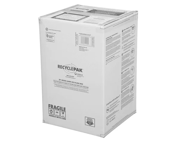 2FT Mixed Lamp Recycling Box, 10/Case