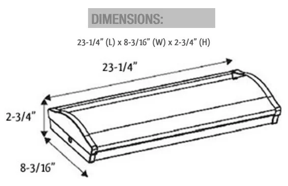 Westgate Manufacturing 2Ft. 25 W LED Wrap-Around Light - view 2