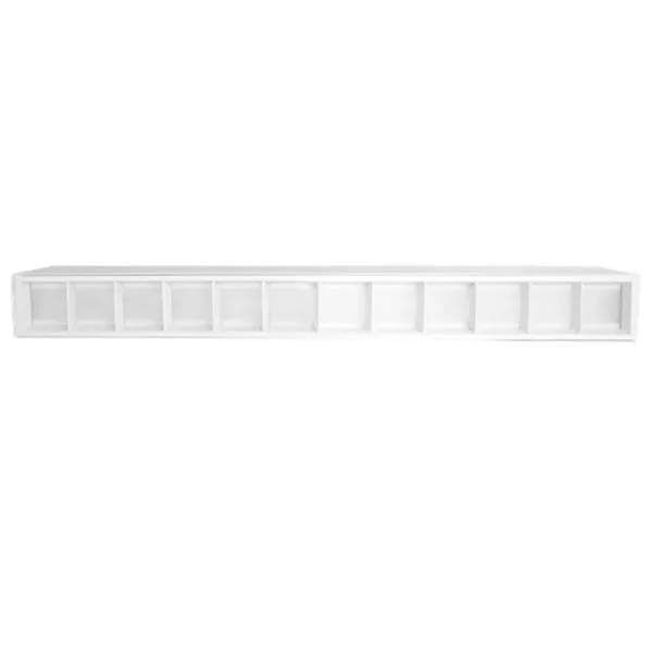 2Ft. by 2-3/4" 20 W Superior Architectural Seamless Linear Light with White Louver Lens - view 2