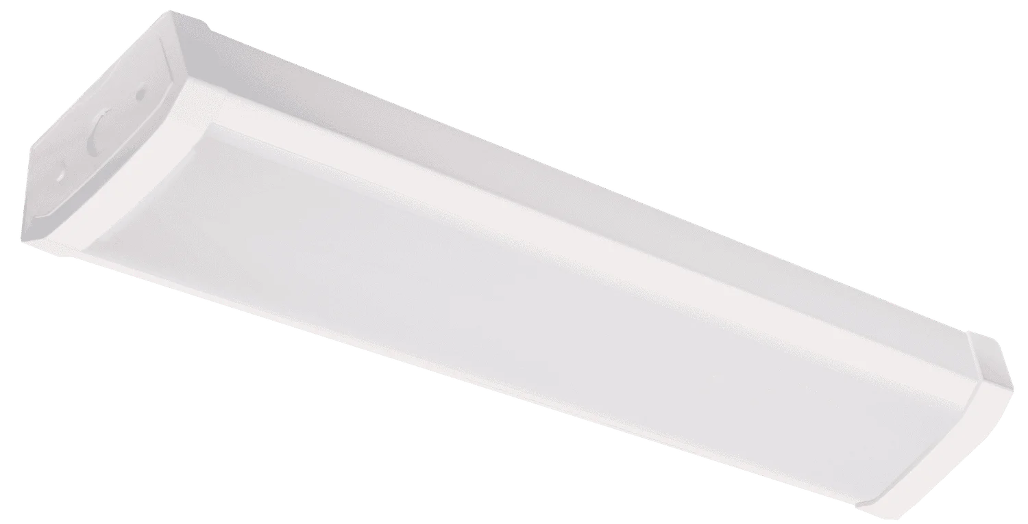 20 W LED Economy Wrap-Around Fixture with Sensor & Emergency Battery Backup