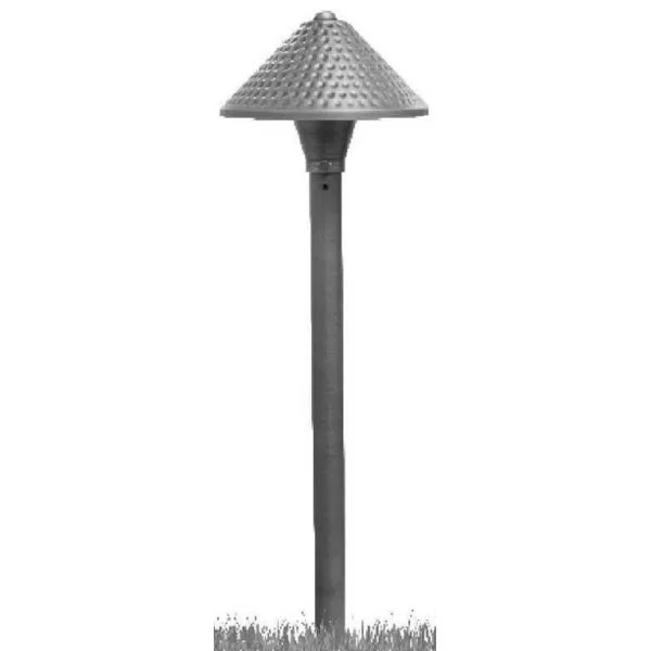 2Ft. LED Area Light, Solid Brass, Antique Bronze Finish, 6-3/4"