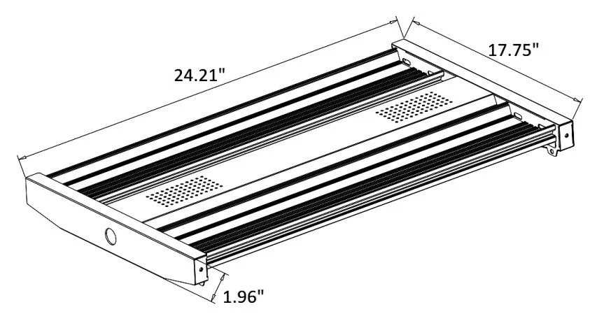 2Ft. Linear 150 W 4th Generation LED High Bay - view 2