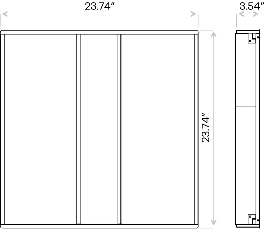 Goodlite 2X2 Center Indirect Troffer - view 3