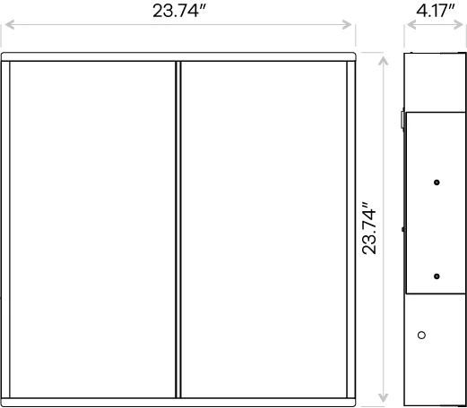 Goodlite 2X2 Center Line Troffer - view 4