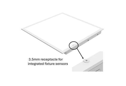 2X2 Flat Panel, Controls Ready 3.5mm Receptacle, Lumen Selectable, CCT Selectable, UNV 120-277V 0-10V Dimmable - view 2