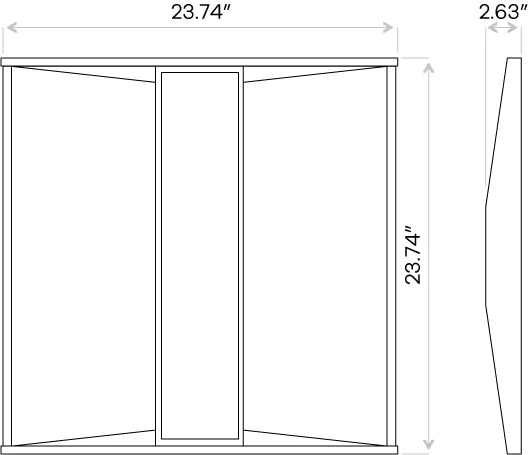 Goodlite 2X2 Focused Troffer - view 3