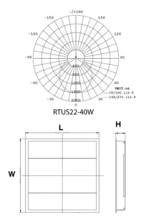 ATG Electronics 2x2 Nova Solo 30 W Troffer - view 2