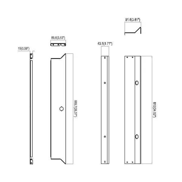 2x2 Panel Designer Surface Mounting Kit - view 2