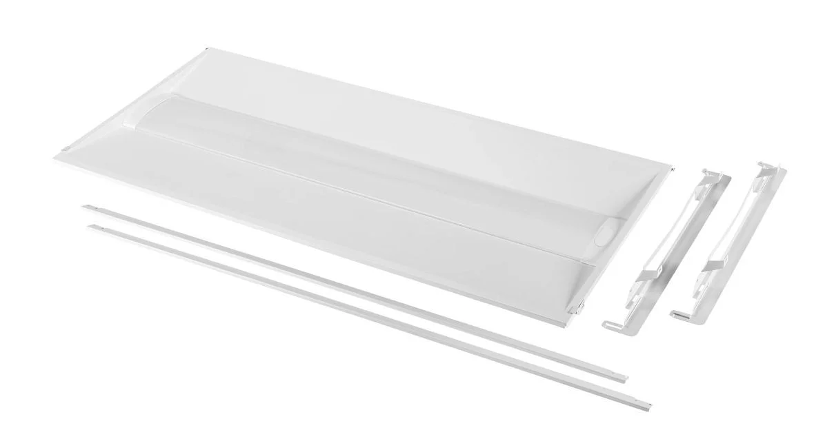2x4 LED Center Basket Doorframe Retrofit|Power Select 30 / 25 / 20W & Color Select 3500 / 4000 / 5000K | 120-277V Input