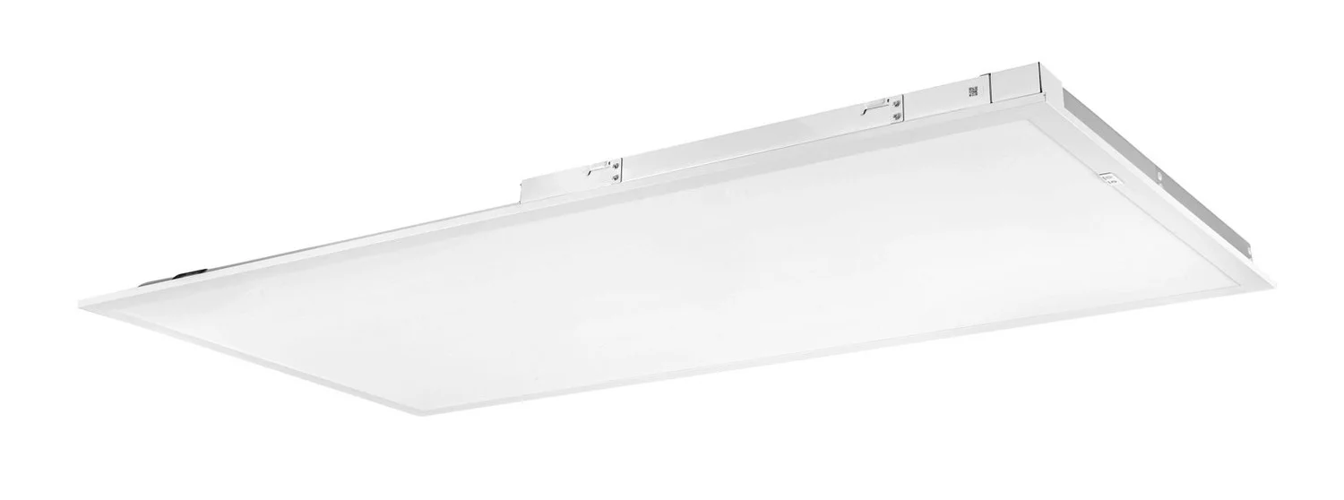 2x4 LED Panel with Integrated 8W EM, Power Select & Color Select. 45 / 35 / 30W, 120-277V Input, 350...
