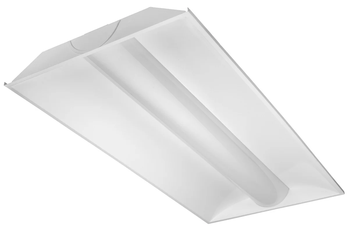 2x4 LED Volumetric Center Basket Troffer, Power and CCT Select, Dimmable - view 2