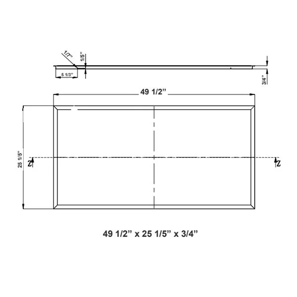 Westgate Manufacturing 2x4 Recessed Mounting Flange Kit - view 3