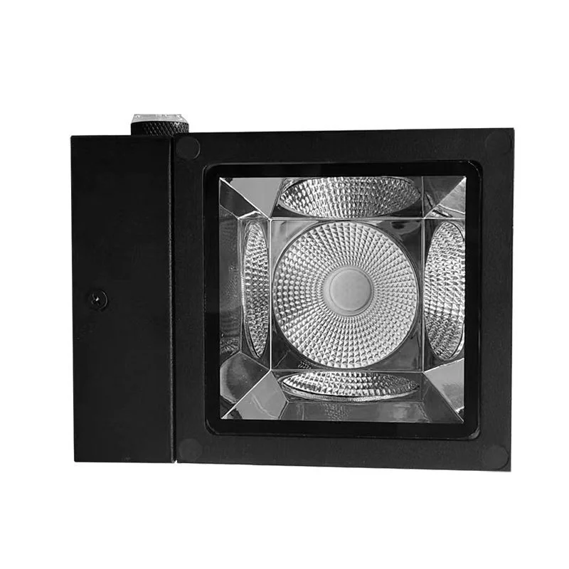2x9W Up-Down Selectable Cube Wall Light, Power and CCT Adjustable, Bronze - view 2
