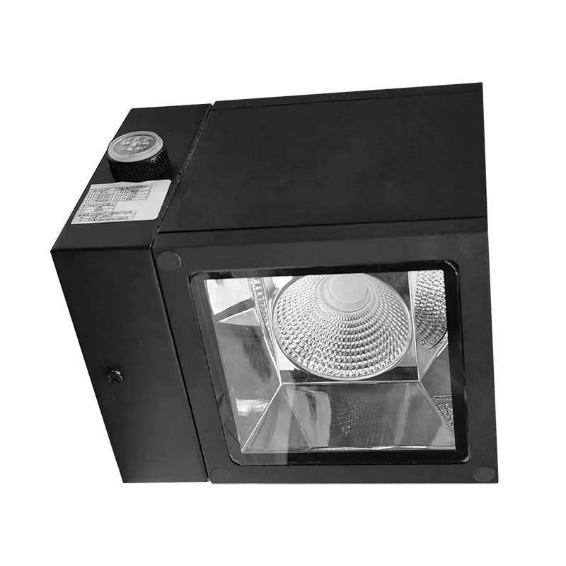 2x9W Up-Down Selectable Cube Wall Light, Power and CCT Selectable, 4.87" (L) x 4.87" (H) x 4.87" (W)