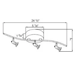 RP Lighting and Fans 3 Head 3x5W LED Light Bar - view 2