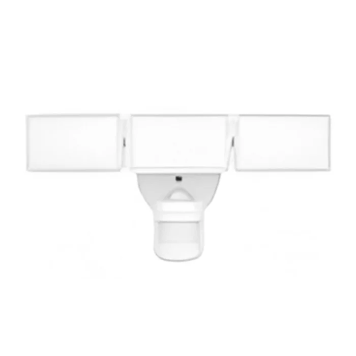 3 Head Security Light, 45W, 120V, 5000lm, 3000K|3500K|4000K|5000K|6500K, 100°, PIR Sensor, Black|White - view 2