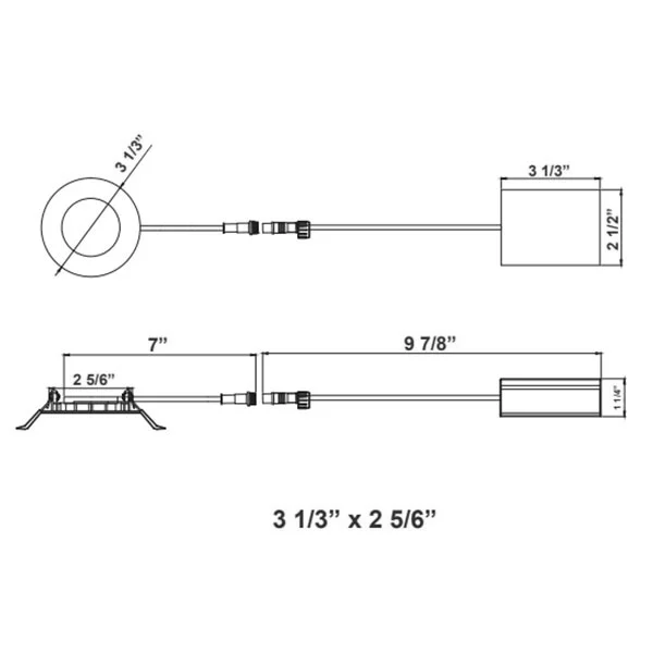 3-Inch LED Ultra Slim 6 W Recessed Light - CCT Adjustable - view 2