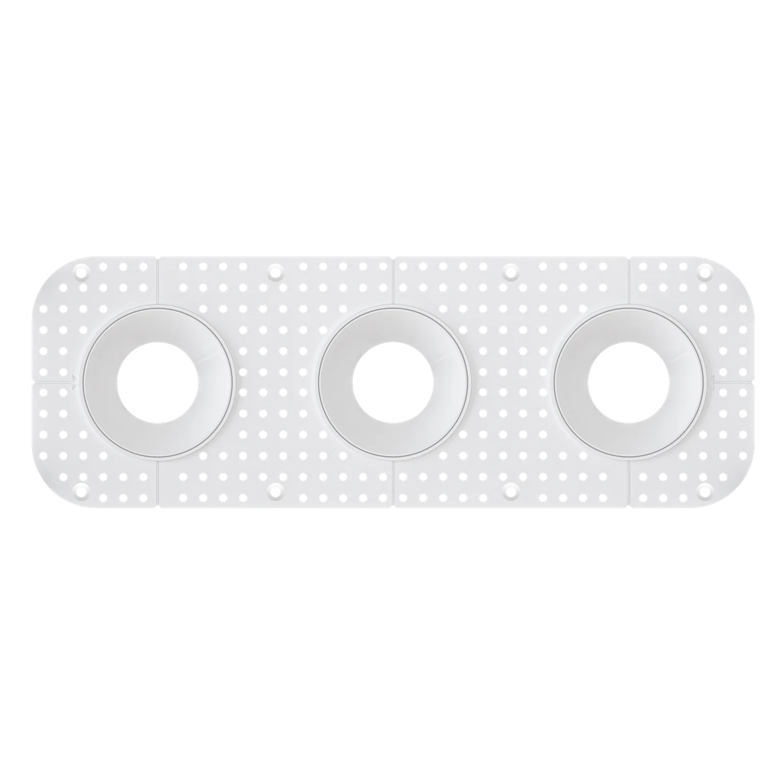3 Inch Round Triple Head Trimless Kit