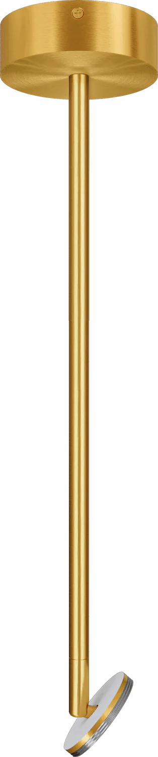 3 Inch Surface Mount Adjustable Stem Pendant (Brushed Brass)