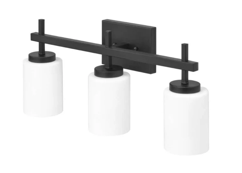 3-Light A19 LED Vanity Light, Brushed Nickel