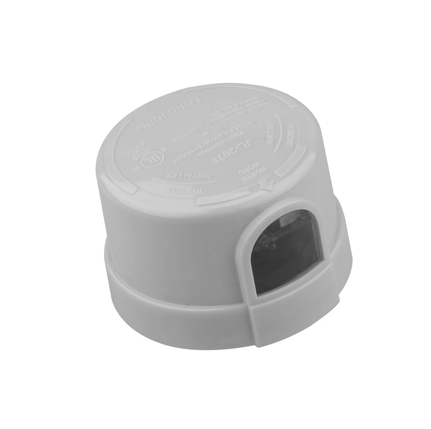 3-pin NEMA Twist-Lock On/Off Photocell, 120-480V, 5A, On Level: 16 Lx, Off Level: 24 Lx, IP65