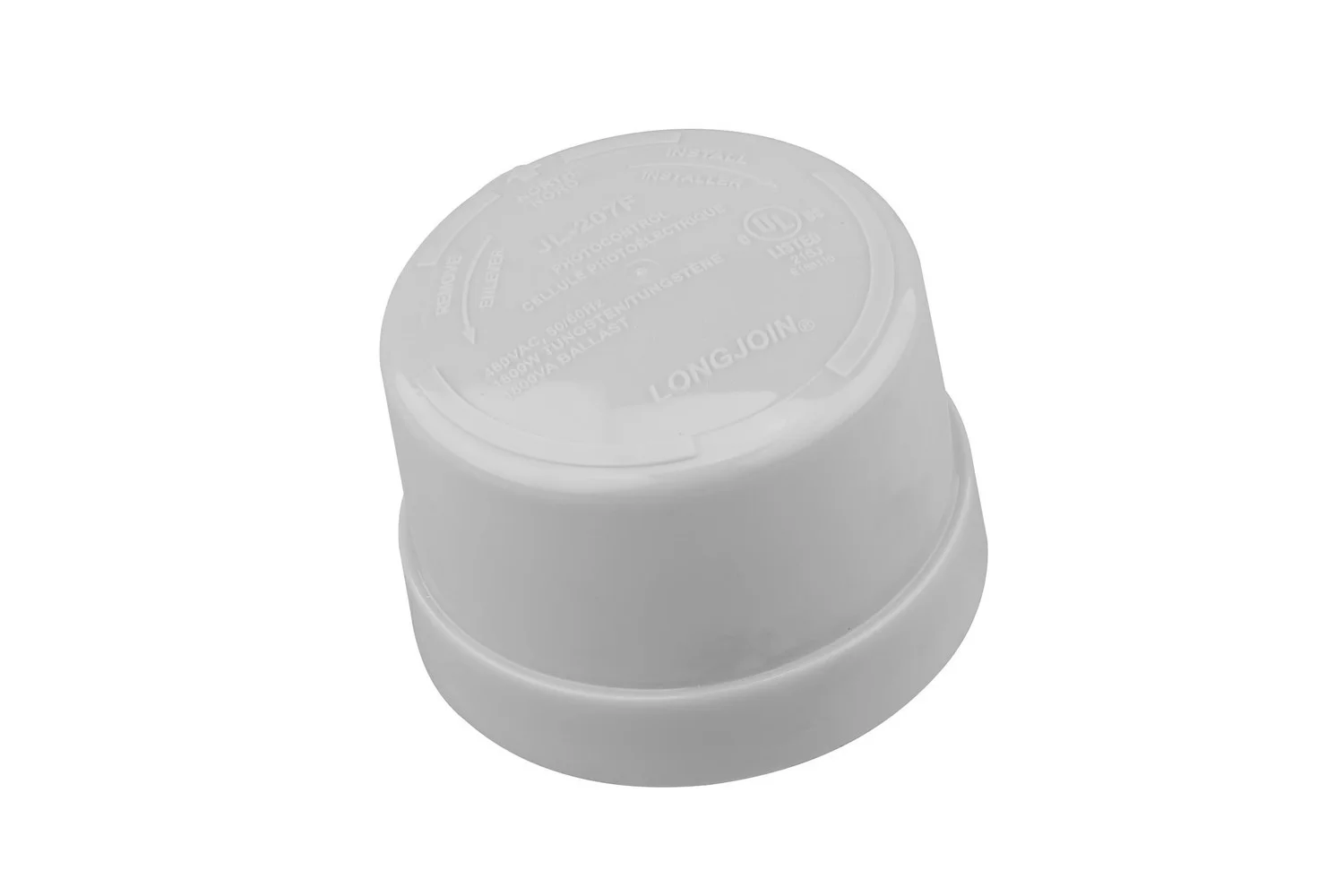 3-pin NEMA Twist-Lock On/Off Photocell, 120-480V, 5A, On Level: 16 Lx, Off Level: 24 Lx, IP65 - view 4