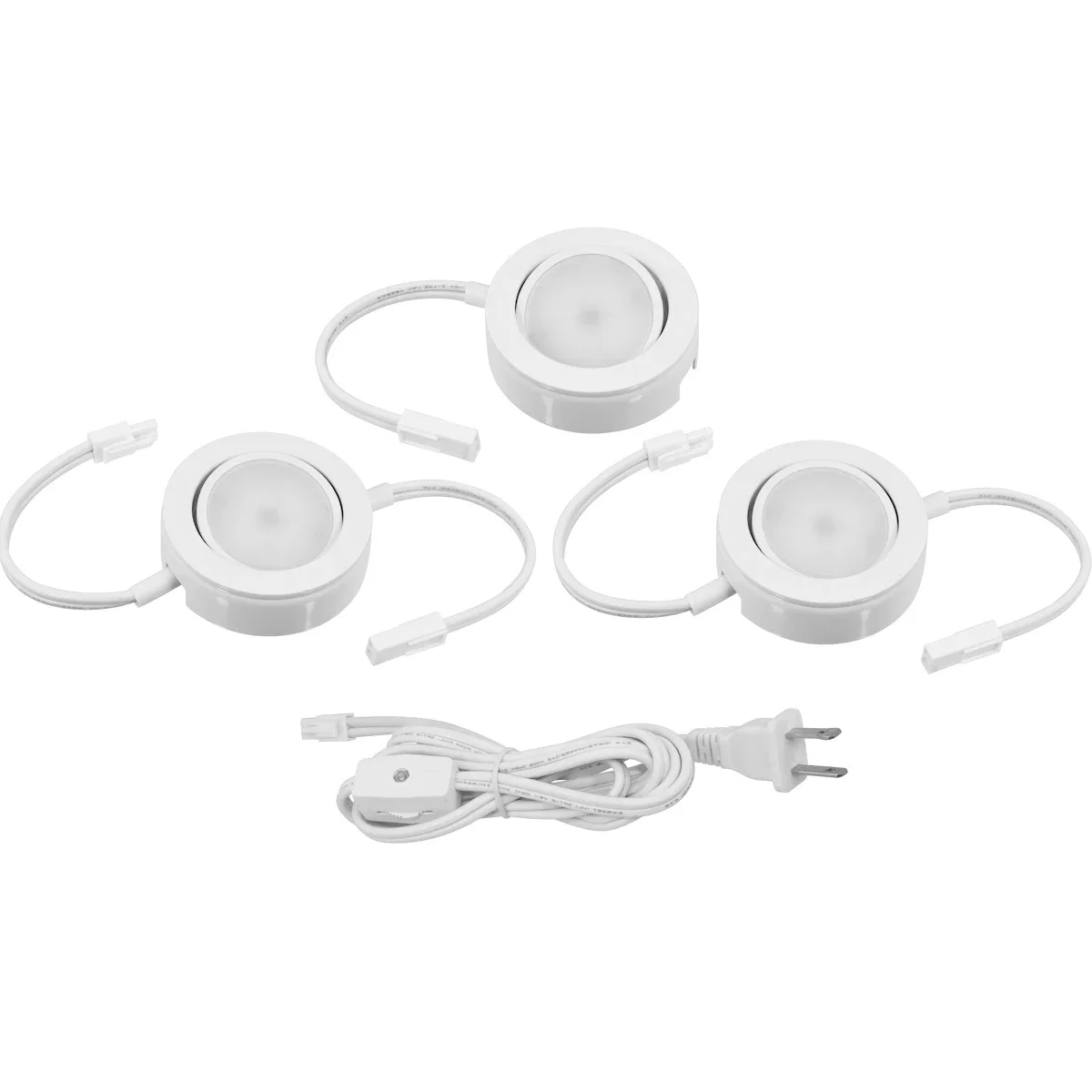 3-Puck Kit, 120V, 2700K/3000K, 230Lm/200Lm, White/Black