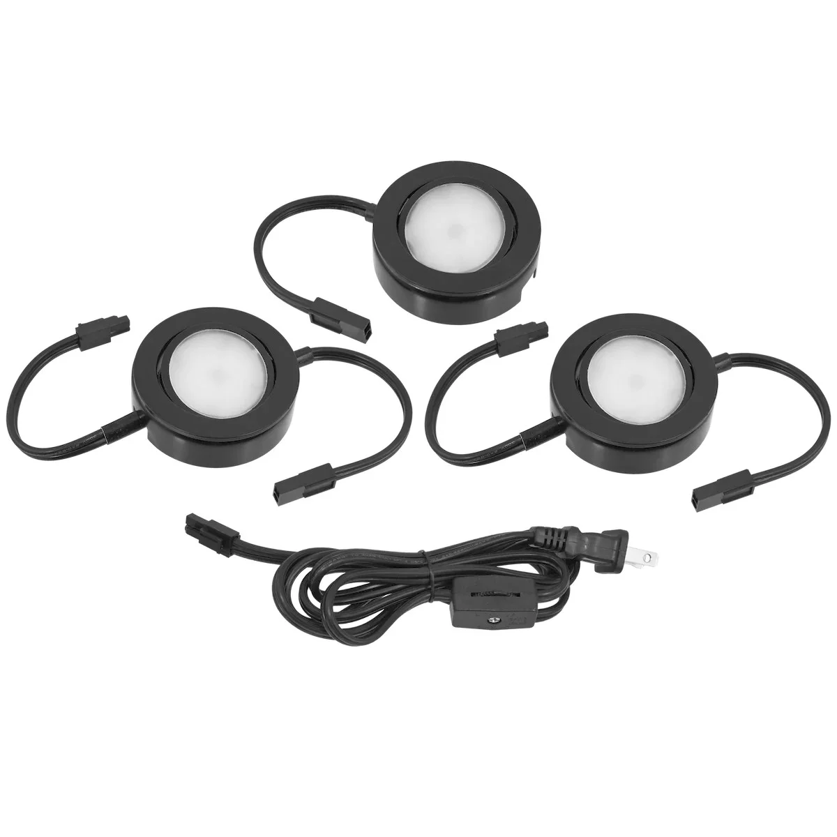 3-Puck Kit, 120V, 2700K/3000K, 230Lm/200Lm, White/Black - view 2