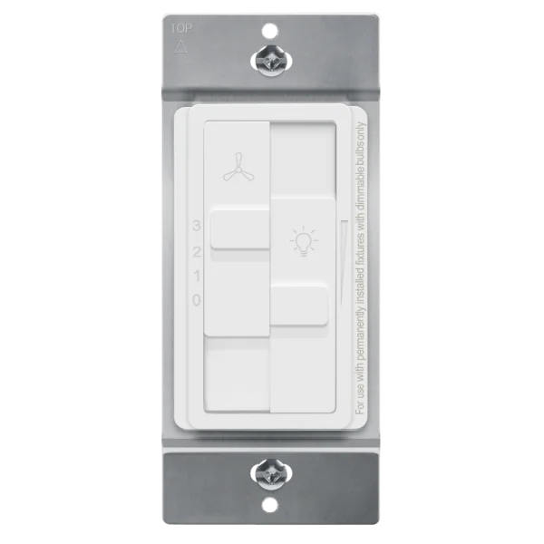 3-Speed Fan Control and LED Dimmer, Single Pole