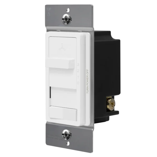 3-Speed Fan Control and Light Switch, Single Pole - view 3