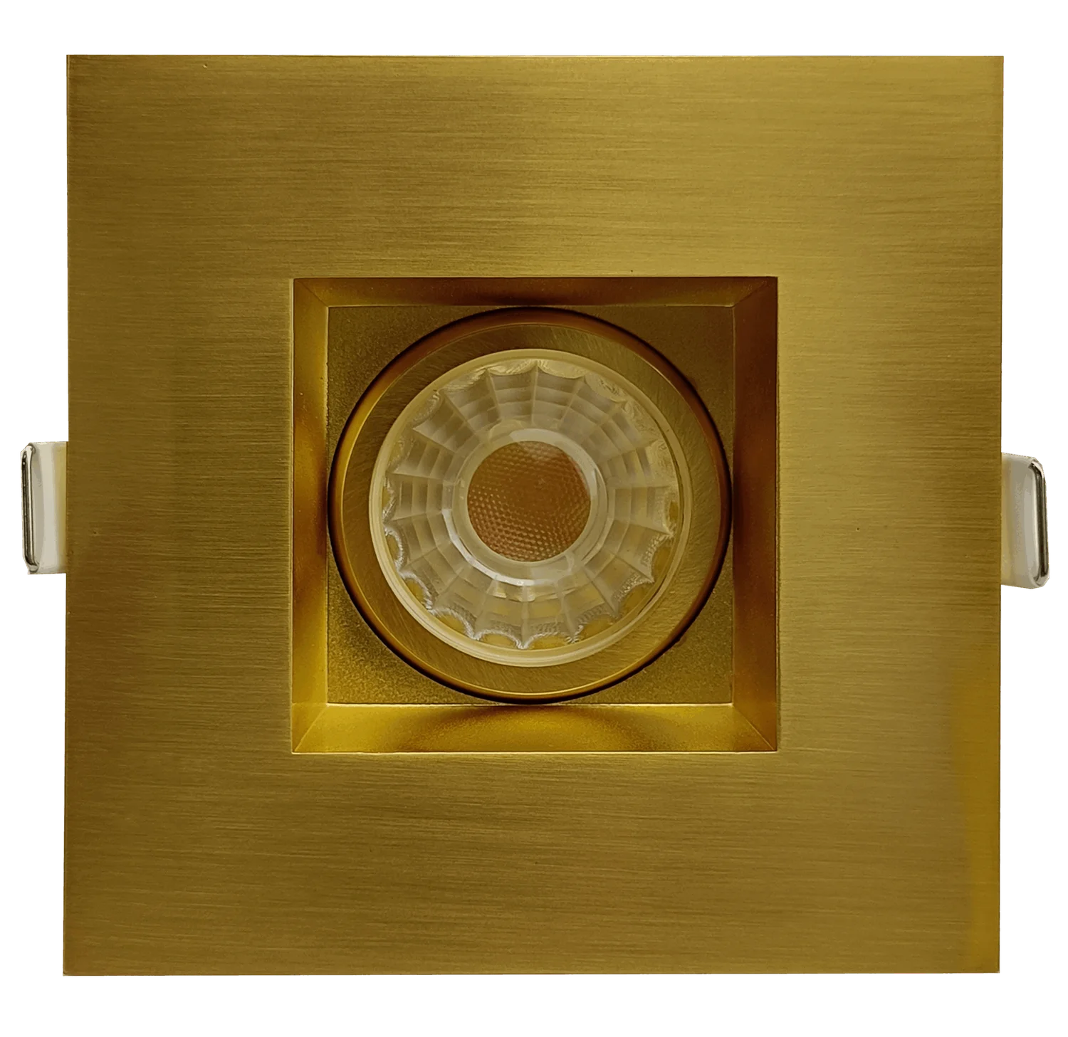 3” Square Regress Gimbal (Brushed Brass)