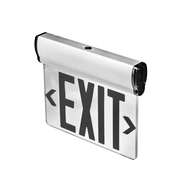 3 W Double Face Mirrored Edge Lit Exit Sign with Battery Backup - view 2