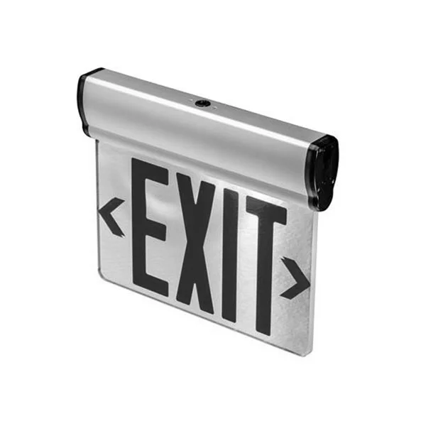 3 W LED Double Face Mirror Edge Lit Exit Sign with Battery Backup - view 2