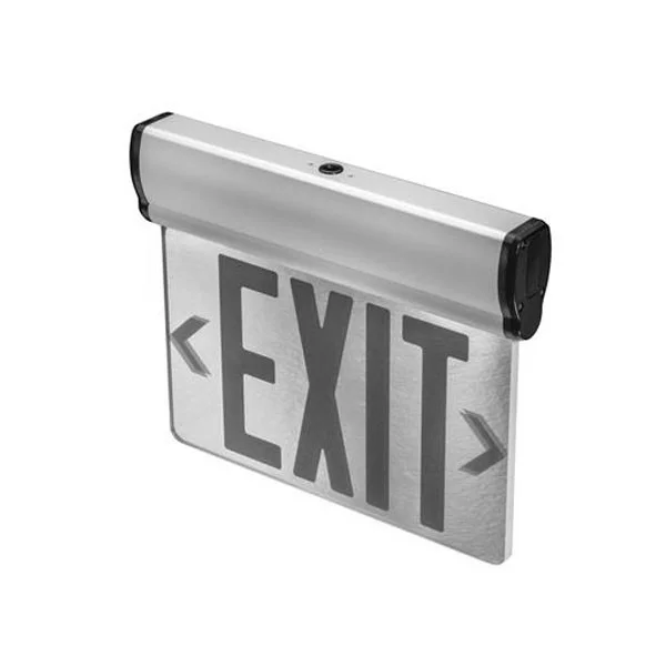 3 W LED Double Face Mirror Edge Lit Exit Sign with Battery Backup - view 3