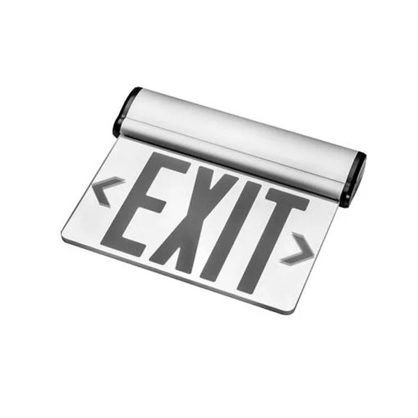 3 W LED Double Face Mirror Edge Lit Exit Sign with Battery Backup - view 4